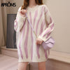 Green Striped Print