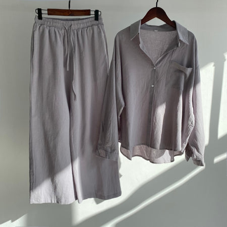 Cotton Pants Set